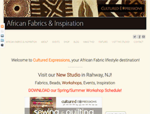 Tablet Screenshot of culturedexpressions.com